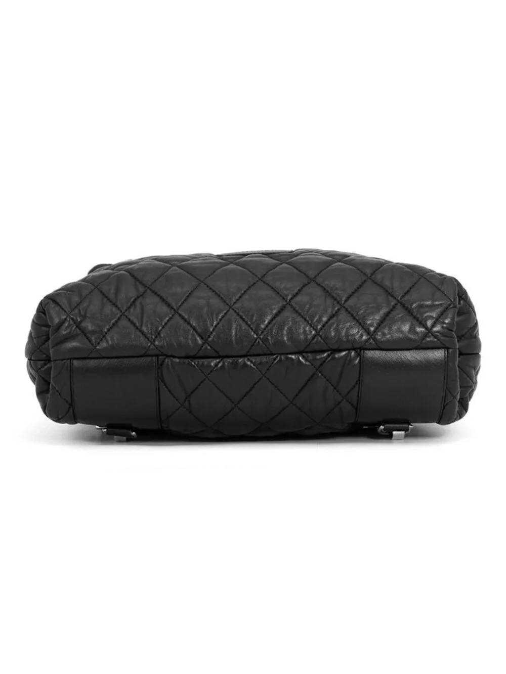 Chanel Backpack CC Logo Quilted Coco Leather Black - Picture 3 of 10